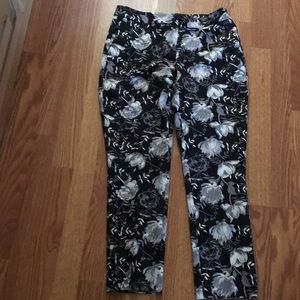 Cynthia Rowley flora print pants size 6